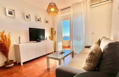 Una televisión o centro de entretenimiento en Apartamento Las vistas Piso