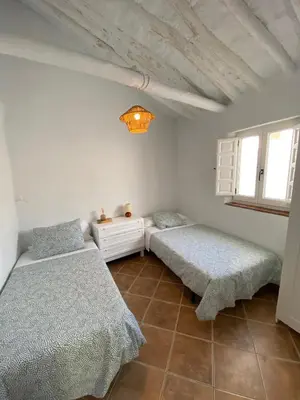 Cama o camas de una habitación en Casa Ofelia