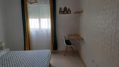 Cama o camas de una habitación en cerca plaza de Toros, 2 habitaciones