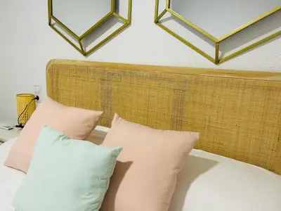 Cama o camas de una habitación en Aquí Ahora San José