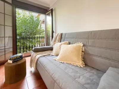 Zona de estar de Casa de la Plaza