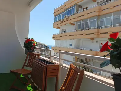 Un balcón o terraza de Rentaly Holidays Apartamento Artes de Arcos Almería