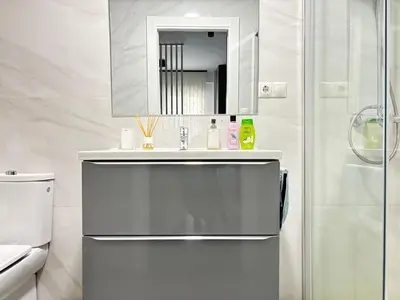 Un baño de Rentaly Holidays Apartamento Artes de Arcos Almería