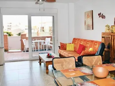 Zona de estar de Apartment in Roquetas near the beach
