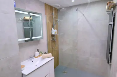Un baño de Vera Playa La Medina