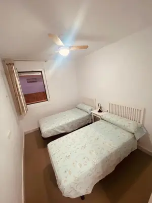 Cama o camas de una habitación en Precioso apartamento en Las Negras