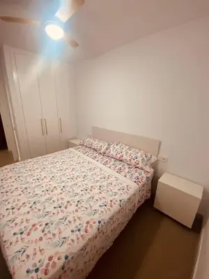 Cama o camas de una habitación en Precioso apartamento en Las Negras