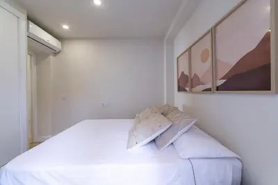 Cama o camas de una habitación en Edificio México