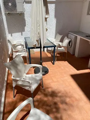 Zona de estar de Fabuloso apartamento,1a línea de playa a estrenar.