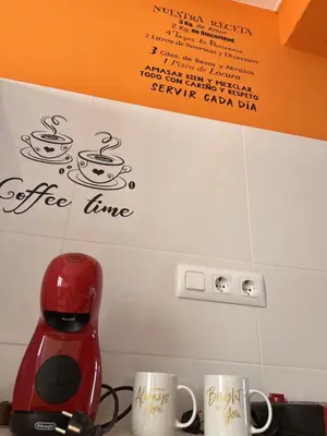 Utensilios para hacer té y café en Fabuloso apartamento,1a línea de playa a estrenar.
