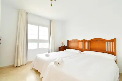 Cama o camas de una habitación en Expoholidays - Puerto Deportivo La Goleta
