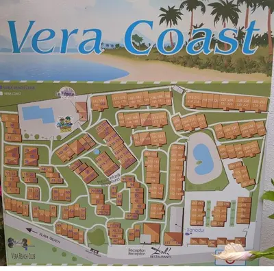 Plano de Jardines Tropicales vera playa