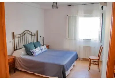 Cama o camas de una habitación en MojacarProperty, Apto Los Llanos