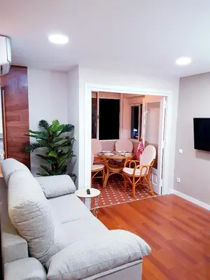 Una televisión o centro de entretenimiento en Apartamento LA GRACIA