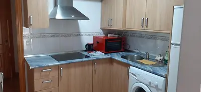 Una cocina o zona de cocina en Apartamento carboneras y disfruta del LUJO del Parque Natural Cabo de Gata Nijar