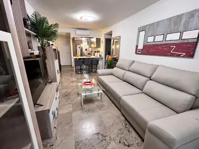 Una cocina o zona de cocina en Casa Matty-Precioso Apartamento al lado del Mar Y Del Golf