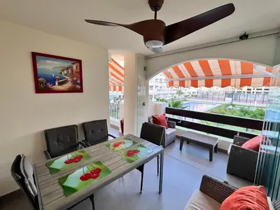 Zona de estar de Casa Matty-Precioso Apartamento al lado del Mar Y Del Golf