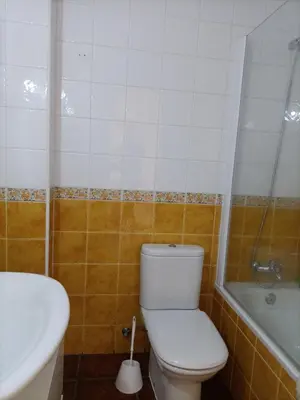 Un baño de PARQUE VERA Naturista FKK PLAYA, free Wifi