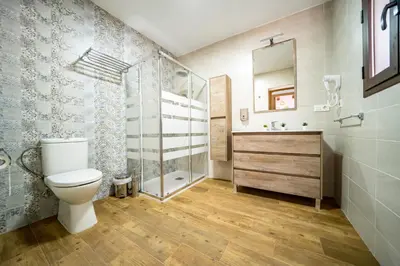 Un baño de Cortijo El Chopo Almería