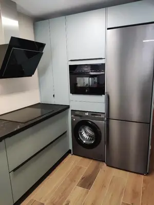 Una cocina o zona de cocina en ÁTICO TERESA BORA PALM, PISCINA PRIVADA CLIMATIZABLE 250m playa