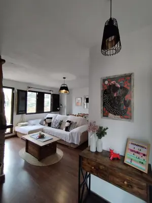Cama o camas de una habitación en La Castaña y la Uva