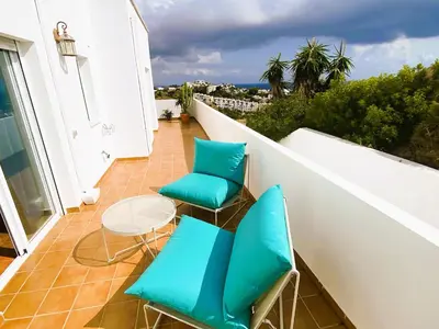 Un balcón o terraza de AMR Ático Los Atalayones