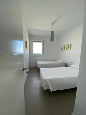 Cama o camas de una habitación en Calagrande