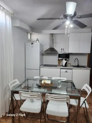 Una cocina o zona de cocina en Apartamento en 1ª linea de playa y Parque Natural Cabo de Gata - planta semisotano