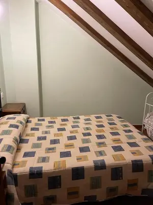 Cama o camas de una habitación en Albergue Rural Gorillo
