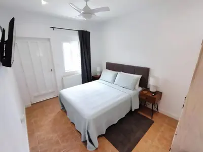 Cama o camas de una habitación en Immaculate Casa 2 bed 2 bath with pool Casa Oriana Oria Almeria