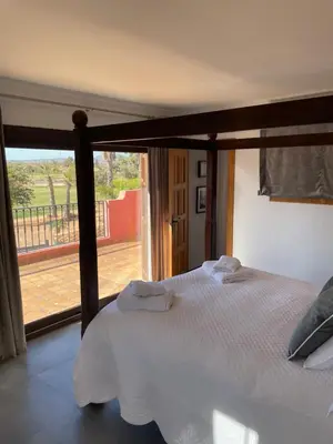 Cama o camas de una habitación en Casa Indalo
