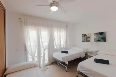 Cama o camas de una habitación en Villa Marejada 19