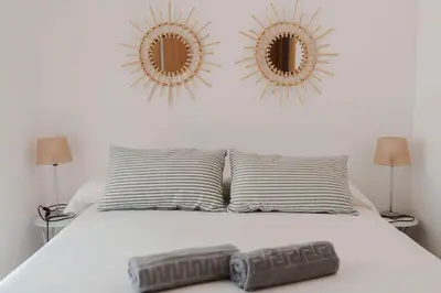 Cama o camas de una habitación en Villa Marejada 19