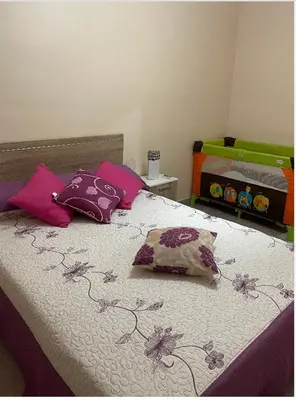 Cama o camas de una habitación en Adosado cerca de la playa y club de buceo con piscina en calabardina, Aguilas