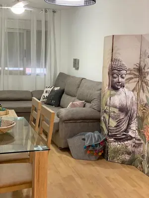 Zona de estar de Precioso apartamento en zona de playa