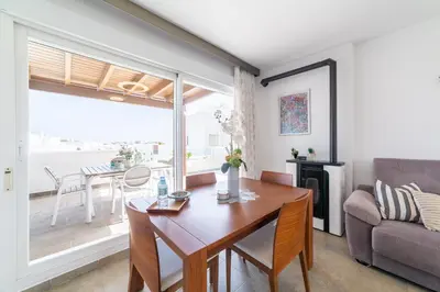 Zona de estar de El balcón del Cabo