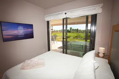 Cama o camas de una habitación en Vera-Mojácar Valle del Este Resort Golf & SPA