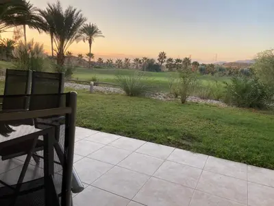 Jardín al aire libre en Vera-Mojácar Valle del Este Resort Golf & SPA