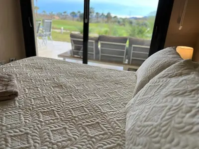 Cama o camas de una habitación en Vera-Mojácar Valle del Este Resort Golf & SPA