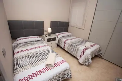 Cama o camas de una habitación en Vera-Mojácar Valle del Este Resort Golf & SPA