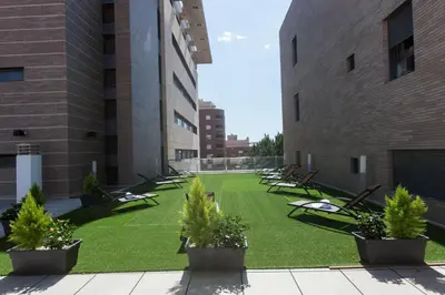 Jardín al aire libre en Sercotel Gran Fama
