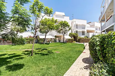 Jardín al aire libre en Apartamento 