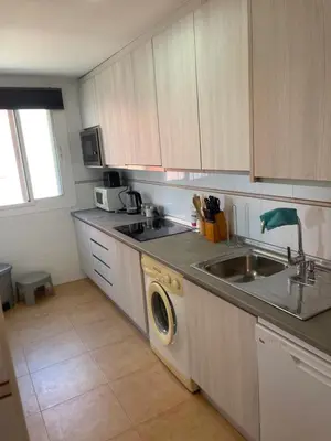Una cocina o zona de cocina en Modern apartment- Vera Playa