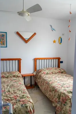 Cama o camas de una habitación en Casa de la Rosa