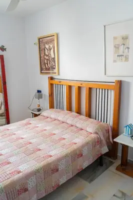 Cama o camas de una habitación en Casa de la Rosa
