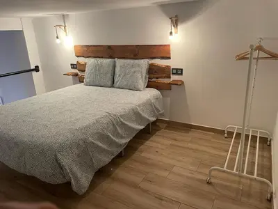 Cama o camas de una habitación en Precioso loft en Olula del Río