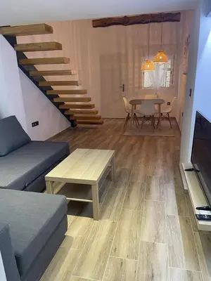 Zona de estar de Precioso loft en Olula del Río