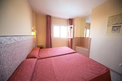 Cama o camas de una habitación en Arena Center