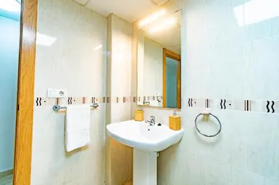 Un baño de Avenida Principal con Aire Acondicionado, Wifi y Parking - by Aloha Palma