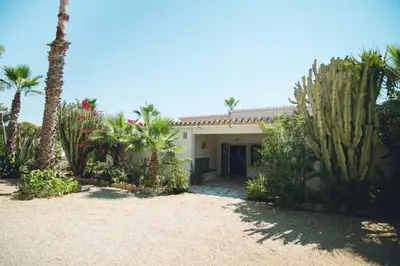 Jardín al aire libre en Casa del Canto, Calapanizo